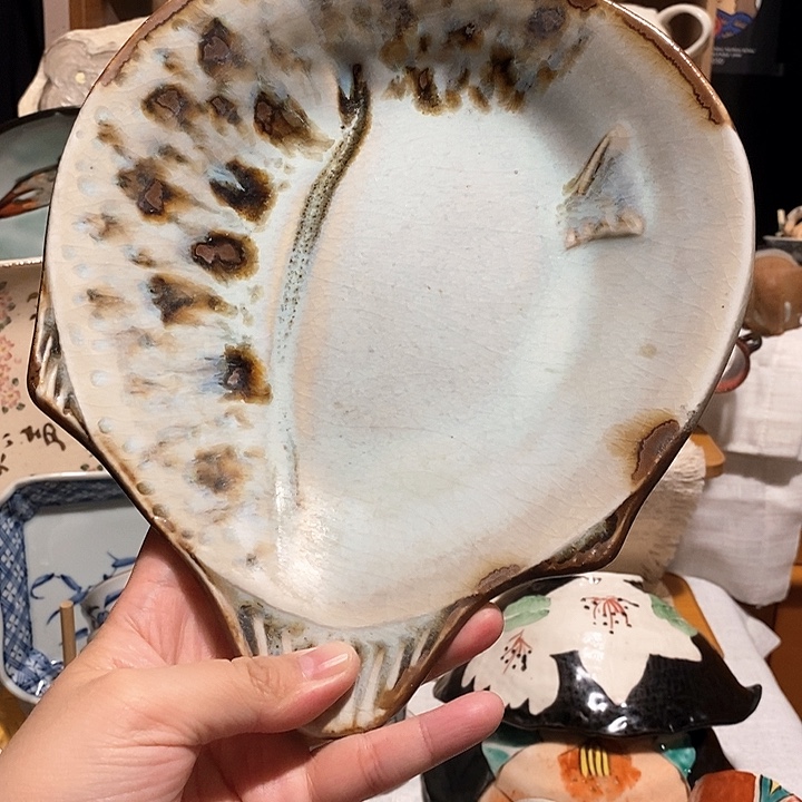 搪瓷河豚大盘………………