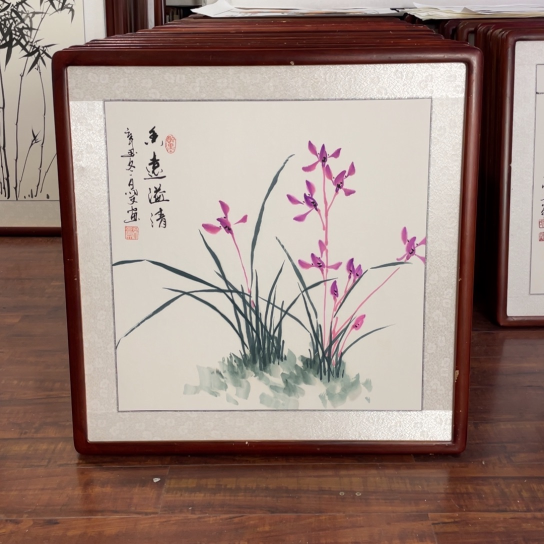国画带框尺寸63*63厘米
