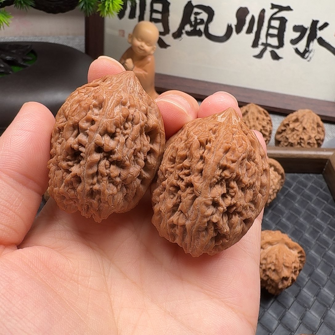 文玩核桃吊坠全品蒜头35