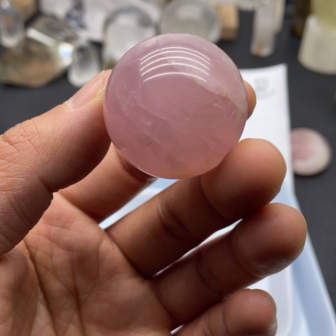 水晶122未镶嵌粉水晶