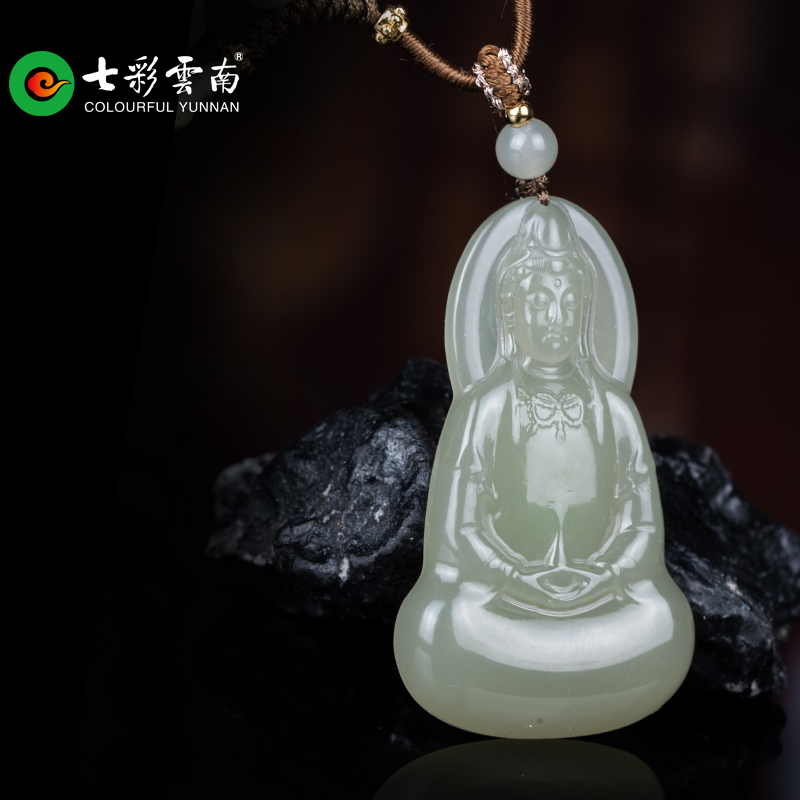 和田玉观音菩萨吊坠（多样性发货）