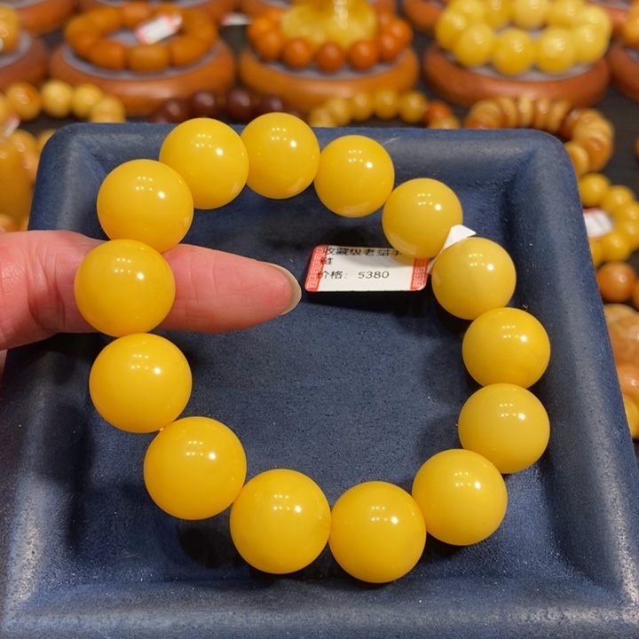 蜜蜡手链未镶嵌蜜蜡