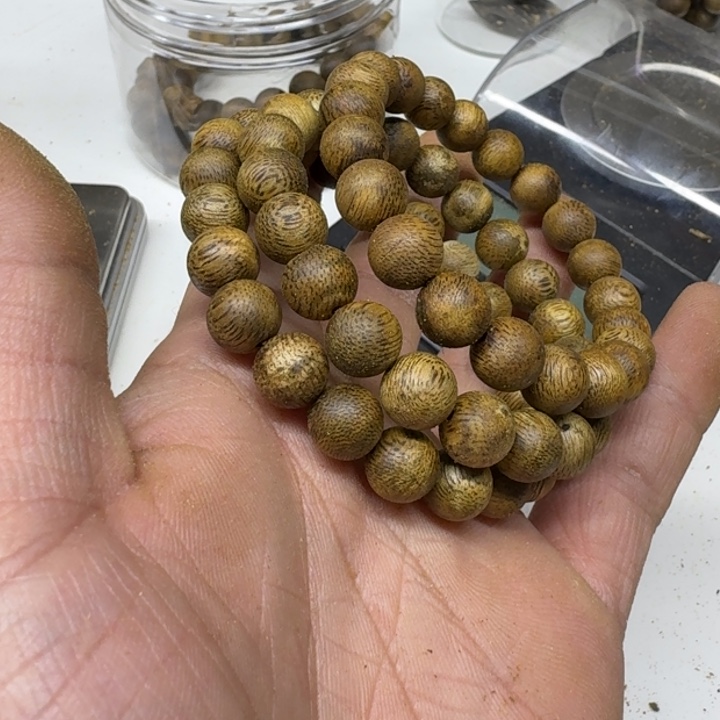 沉香碎屑沉香棋楠圆珠5克