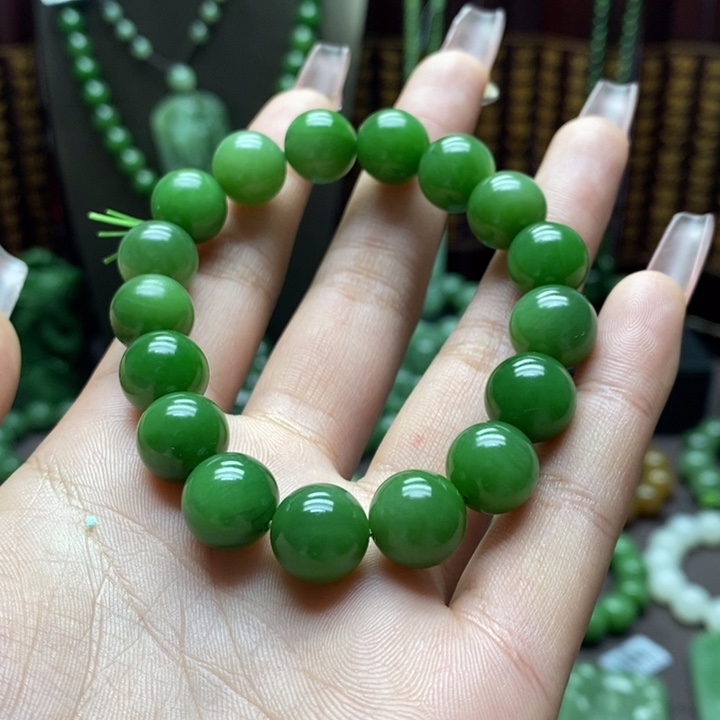 和田玉（碧玉）手串未镶嵌