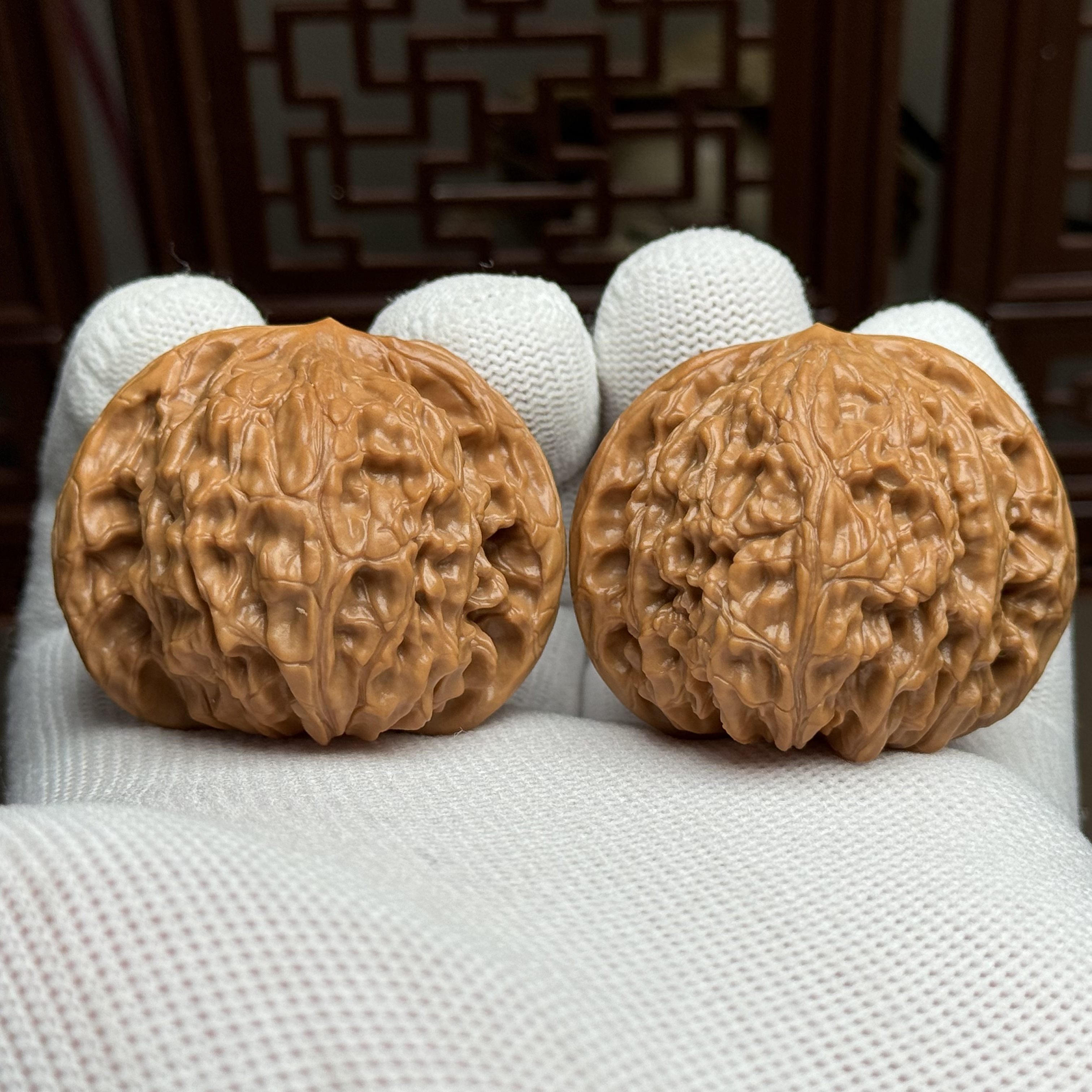 精选磨盘狮子头，边43肚41高35，一代老树山地磨，精卡精配，一物一图