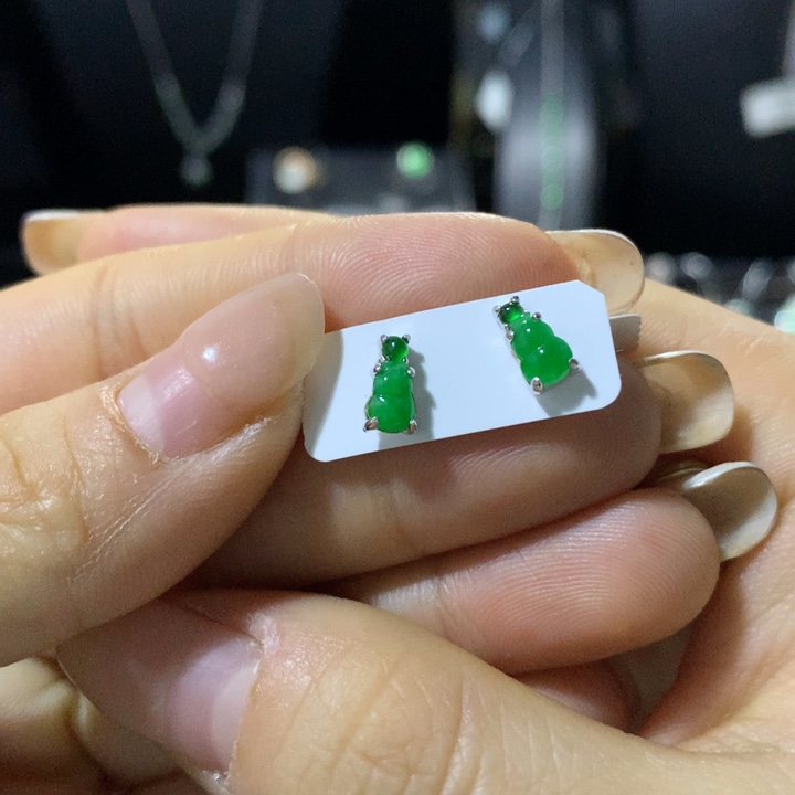 翡翠银S925镶嵌戒指