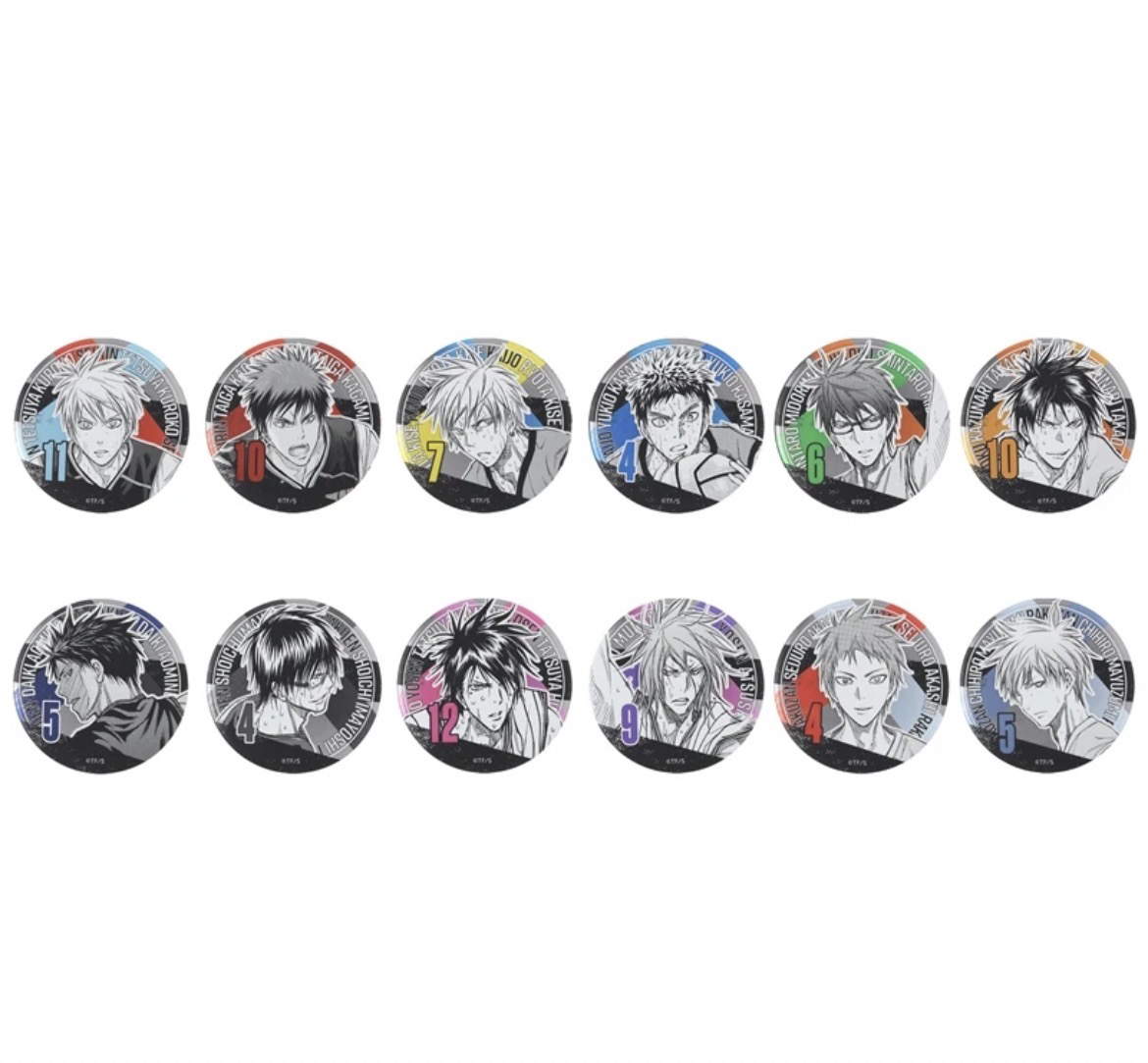 黑子的篮球原画浮雕吧唧