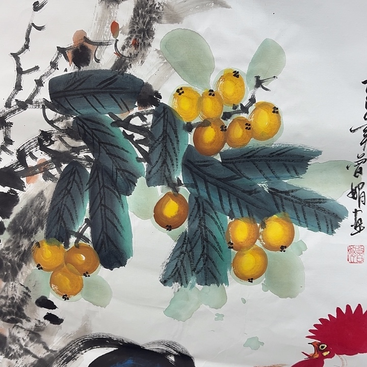 国画手绘国画作品