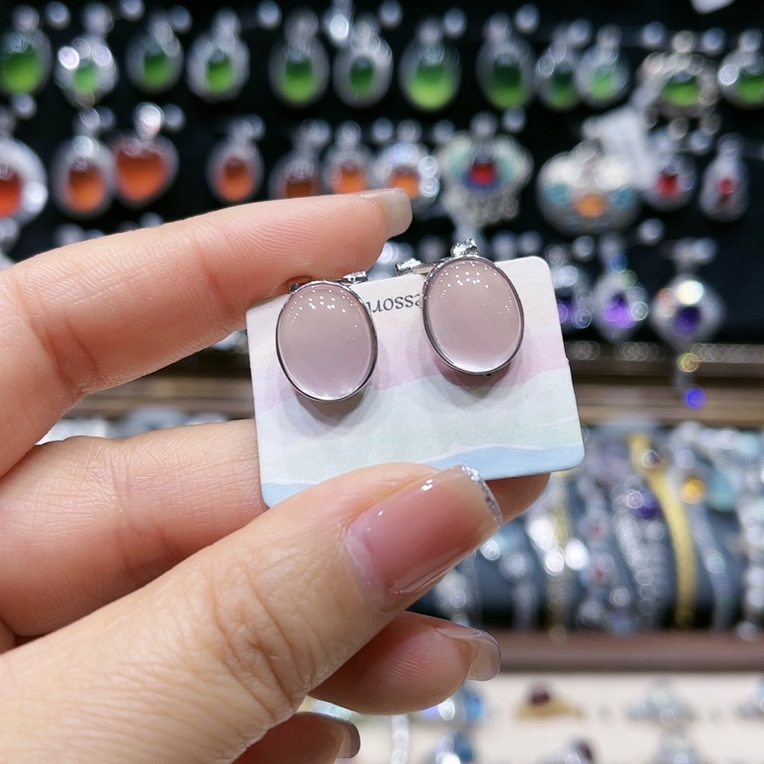 水晶戒指银S925镶嵌