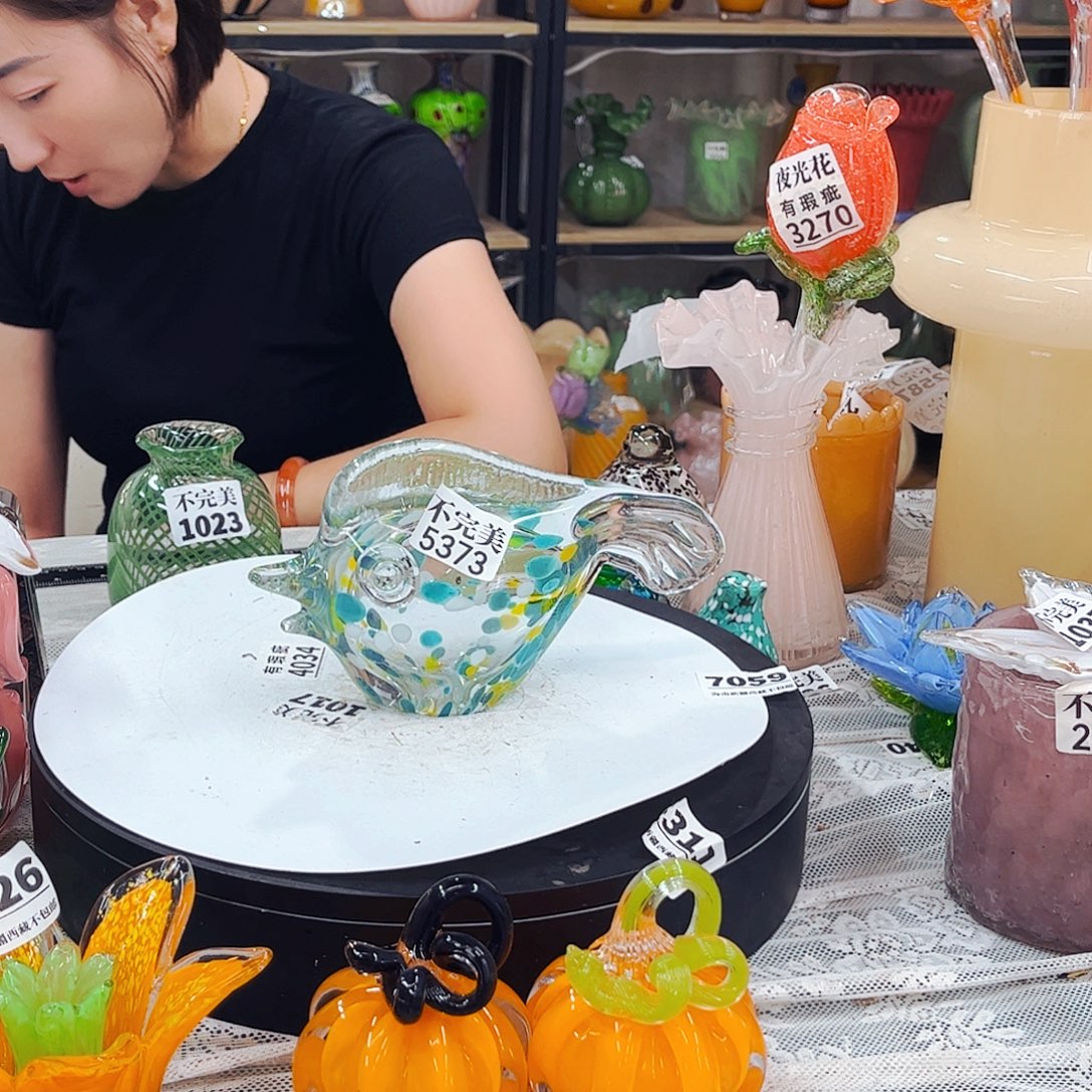  5373家悦琉璃工艺品不完美
