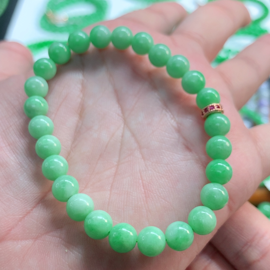翡翠未镶嵌手链翡翠