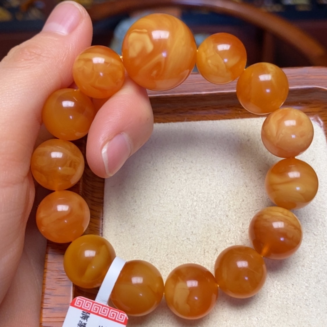 【闪购商品】蜜蜡手链未镶嵌手串