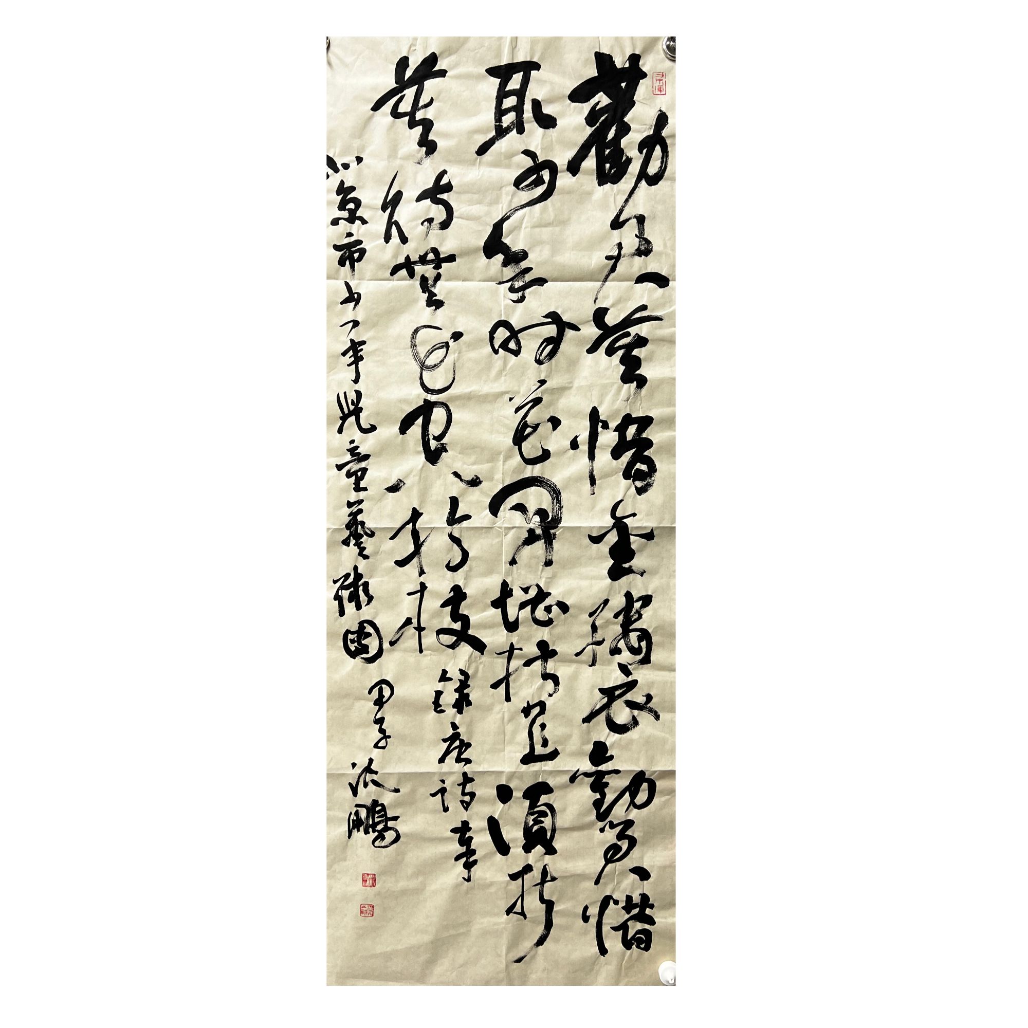 沈鹏款书法画芯 160*60约8.6平尺