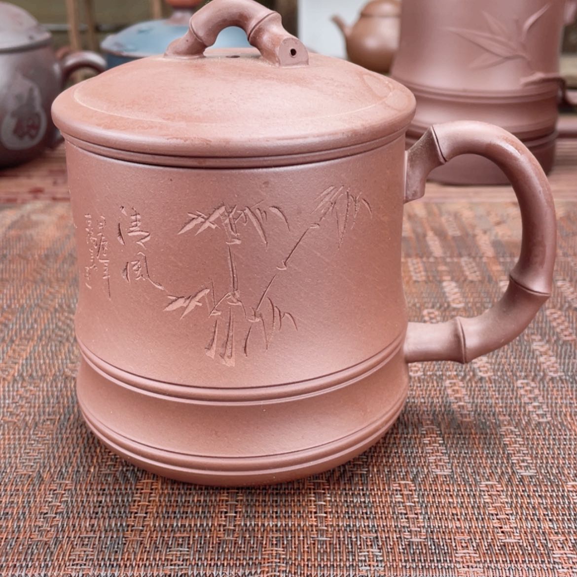 【闪购商品】紫砂茶杯宜兴原矿紫砂盖杯微瑕