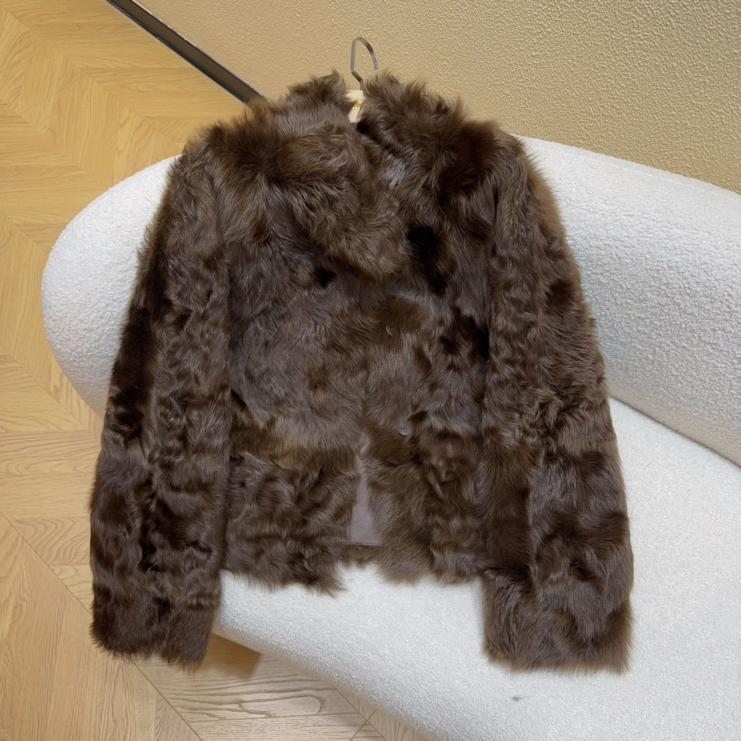 山.尔【趣野】两面穿稀缺小湖羊皮毛一体冬款外套