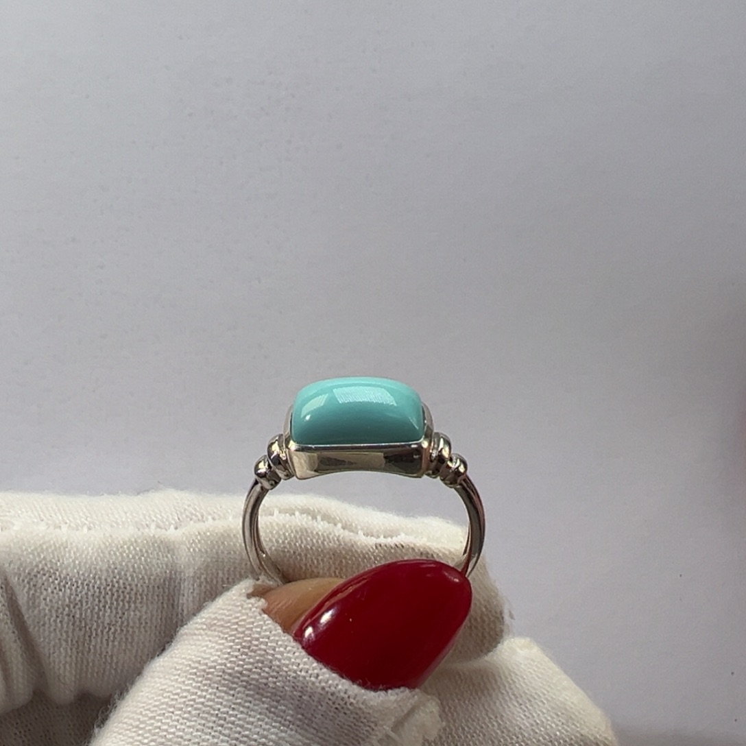 绿松石银S925镶嵌挂件