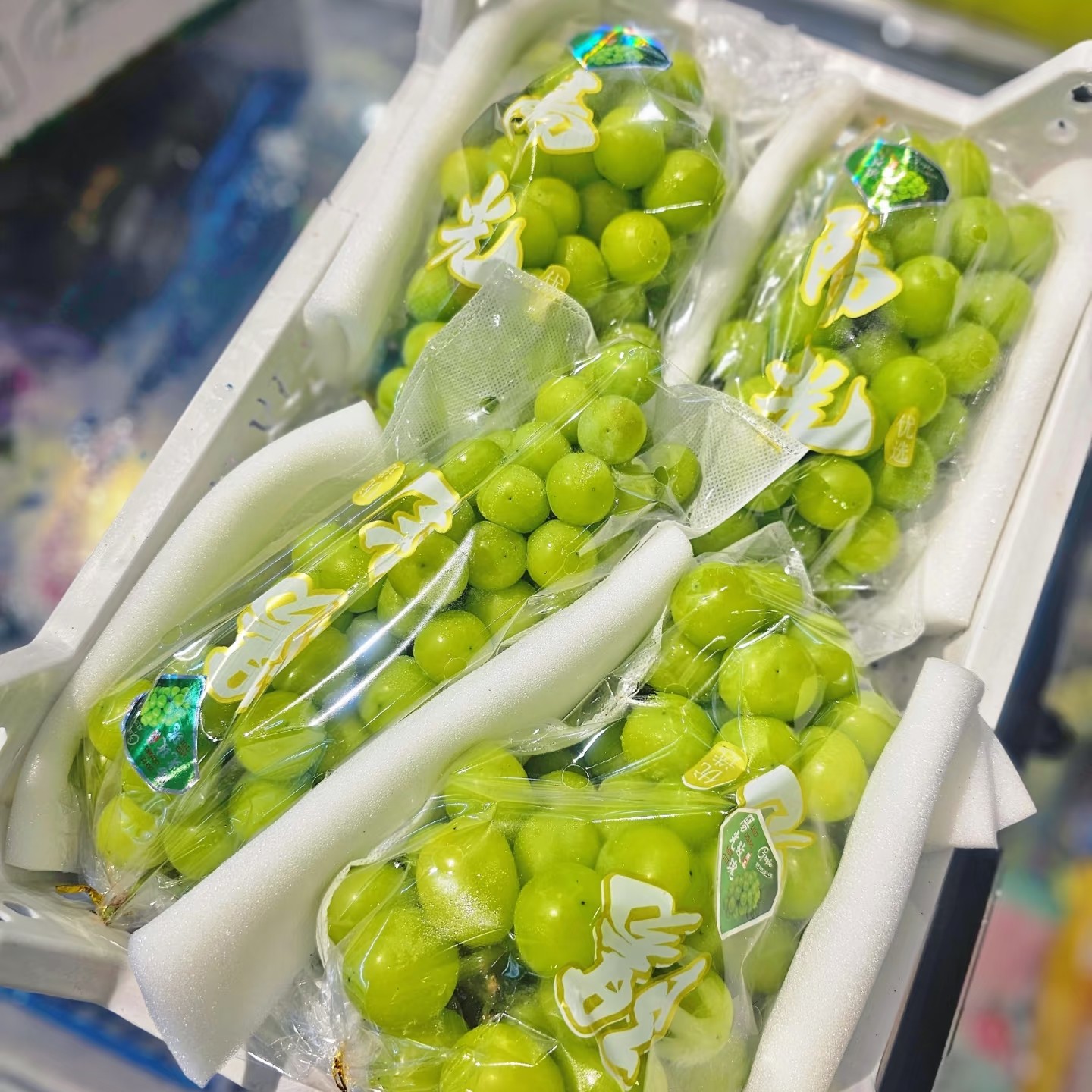 【秋季福利】阳光玫瑰葡萄无籽(1斤)葡萄同城送安徽省