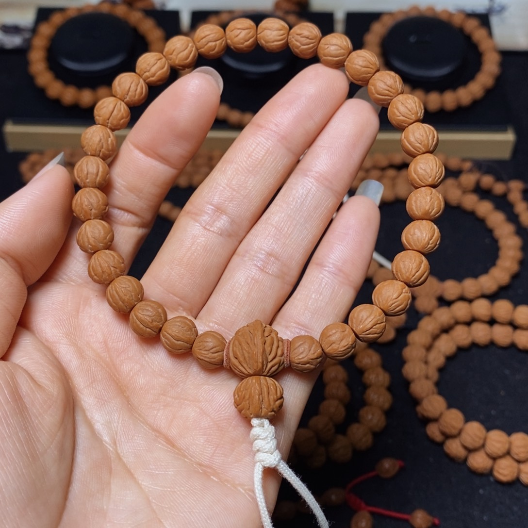 p***）桃核手串秦岭文玩桃核手持