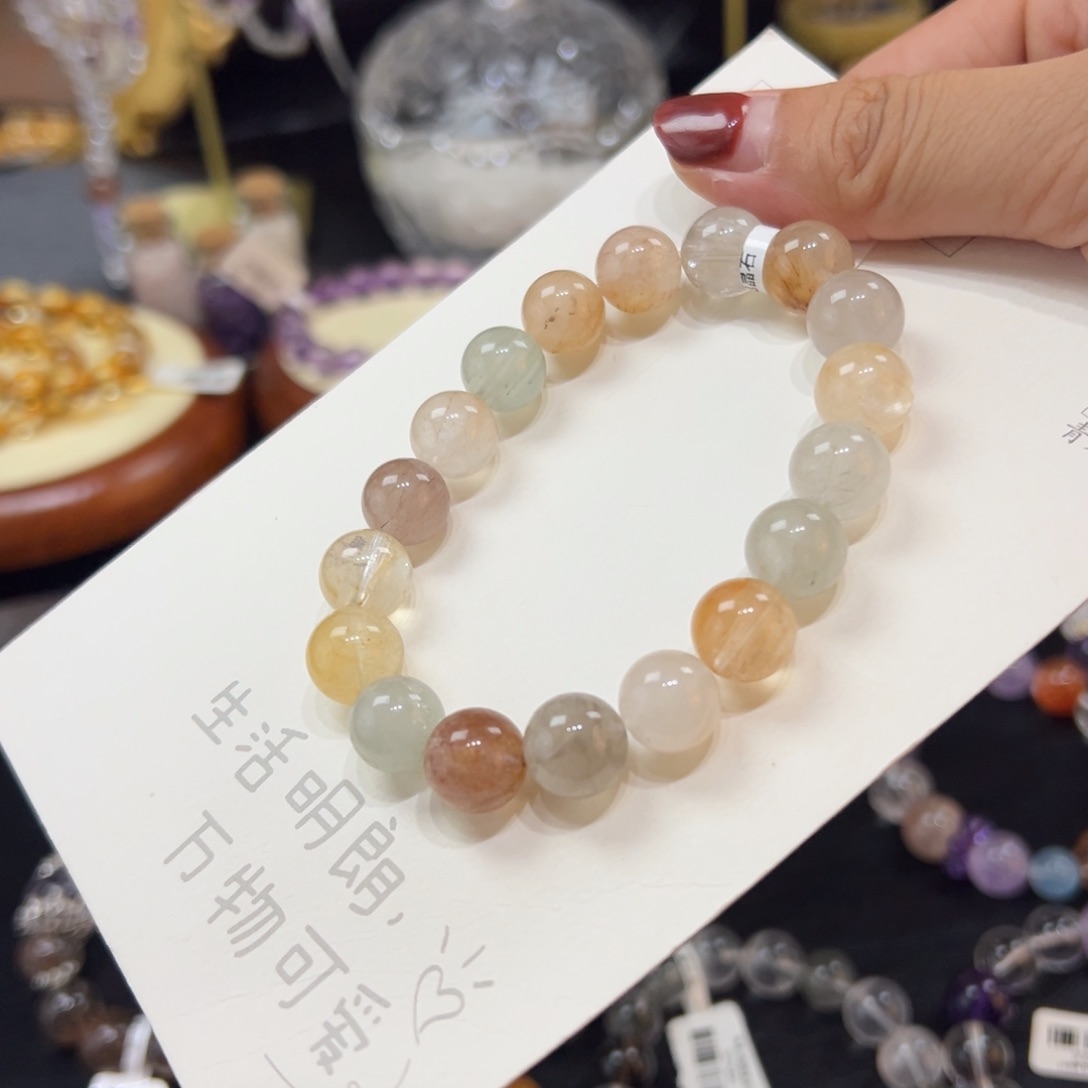 彩兔毛11未镶嵌水晶