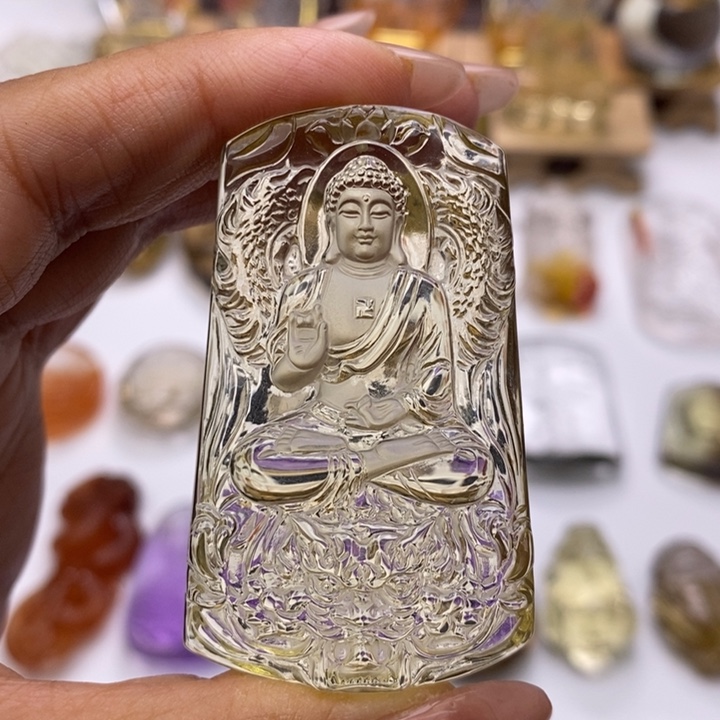 未镶嵌颈饰水晶小*定制果