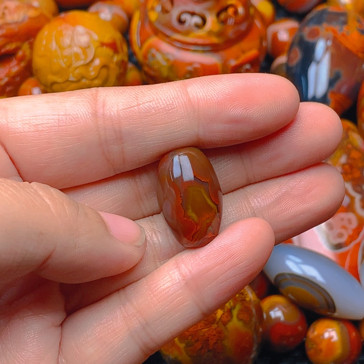 平***简玛瑙/玉髓未镶嵌项链