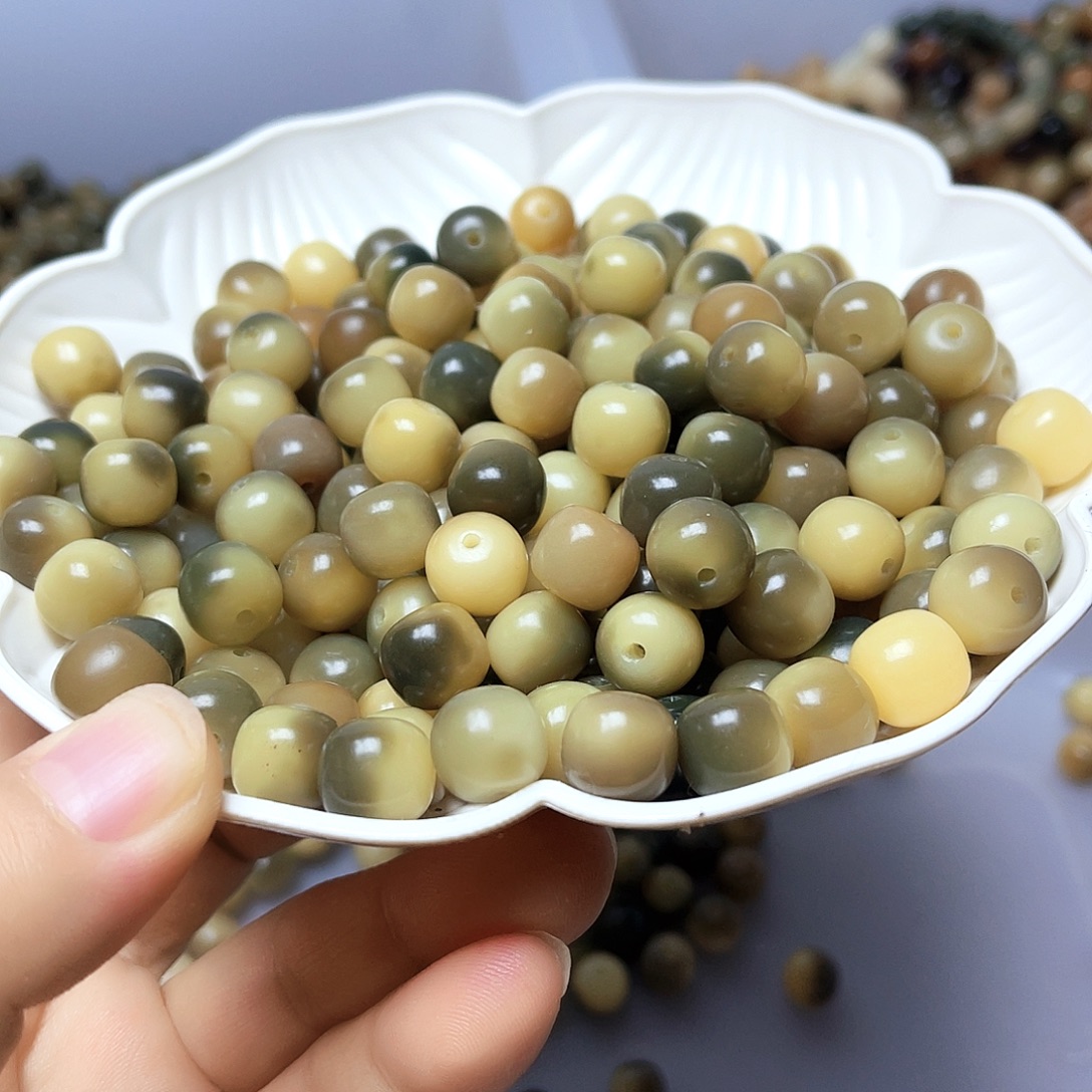 吊坠白玉菩提白玉菩提11青提桶50颗卡灯牌宠40颗