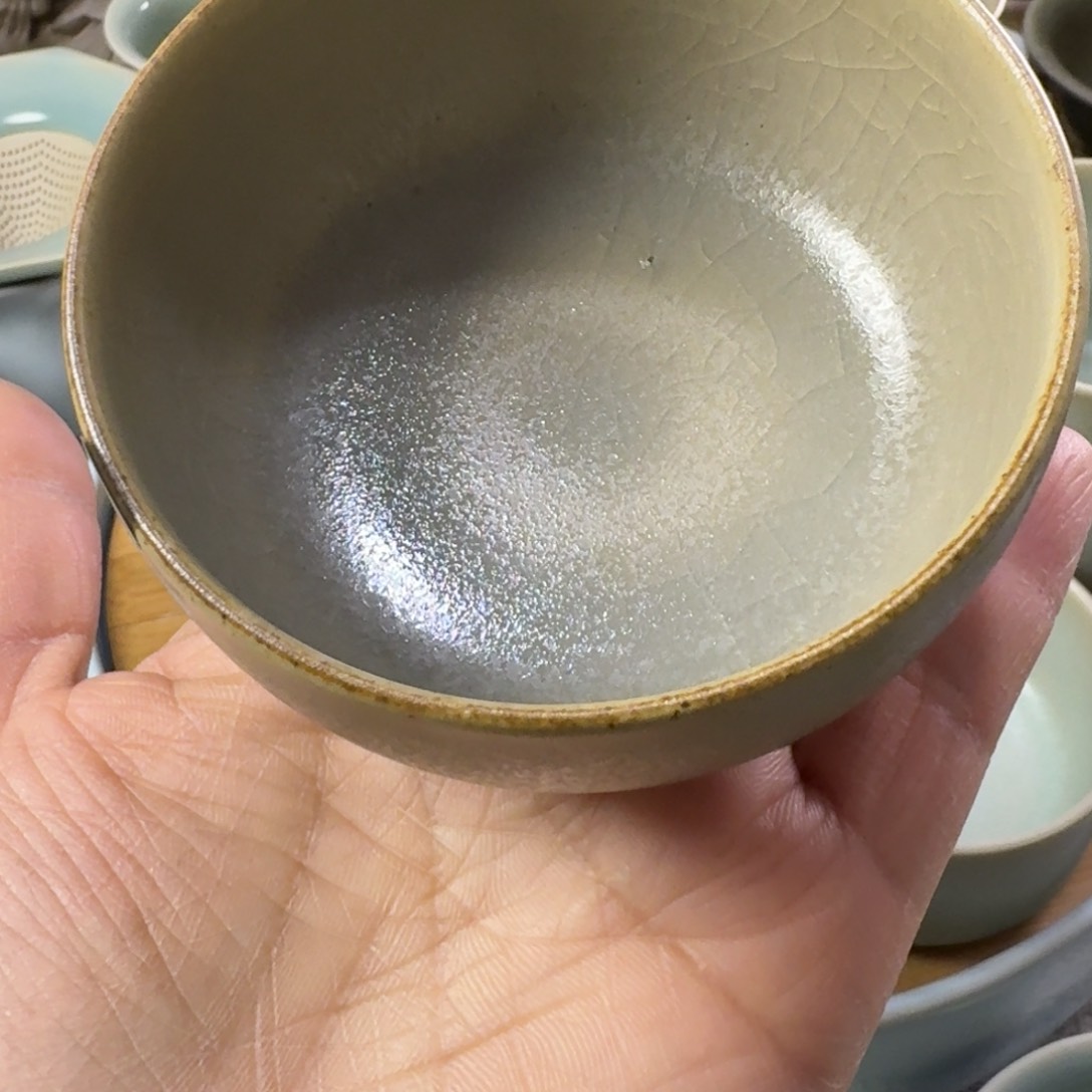 书**想汝州原矿汝瓷柴烧杯子发发发发