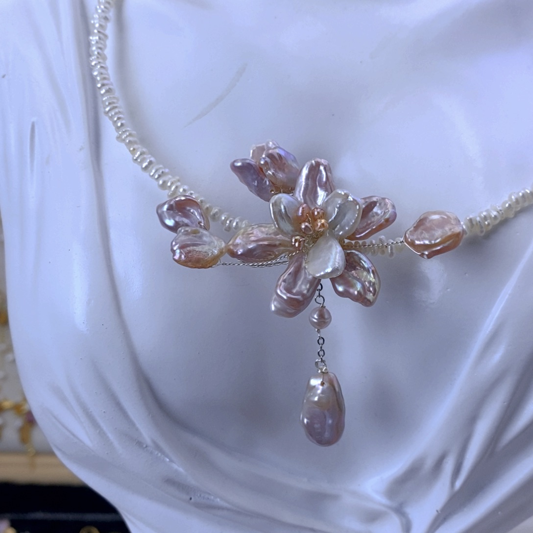 淡水珍珠未镶嵌颈饰