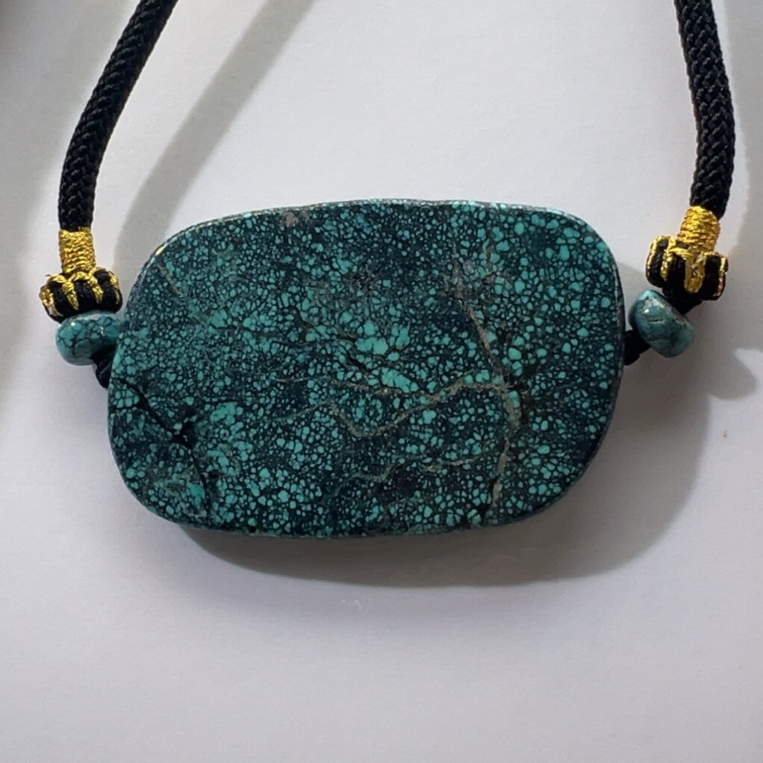 绿松石未镶嵌挂件