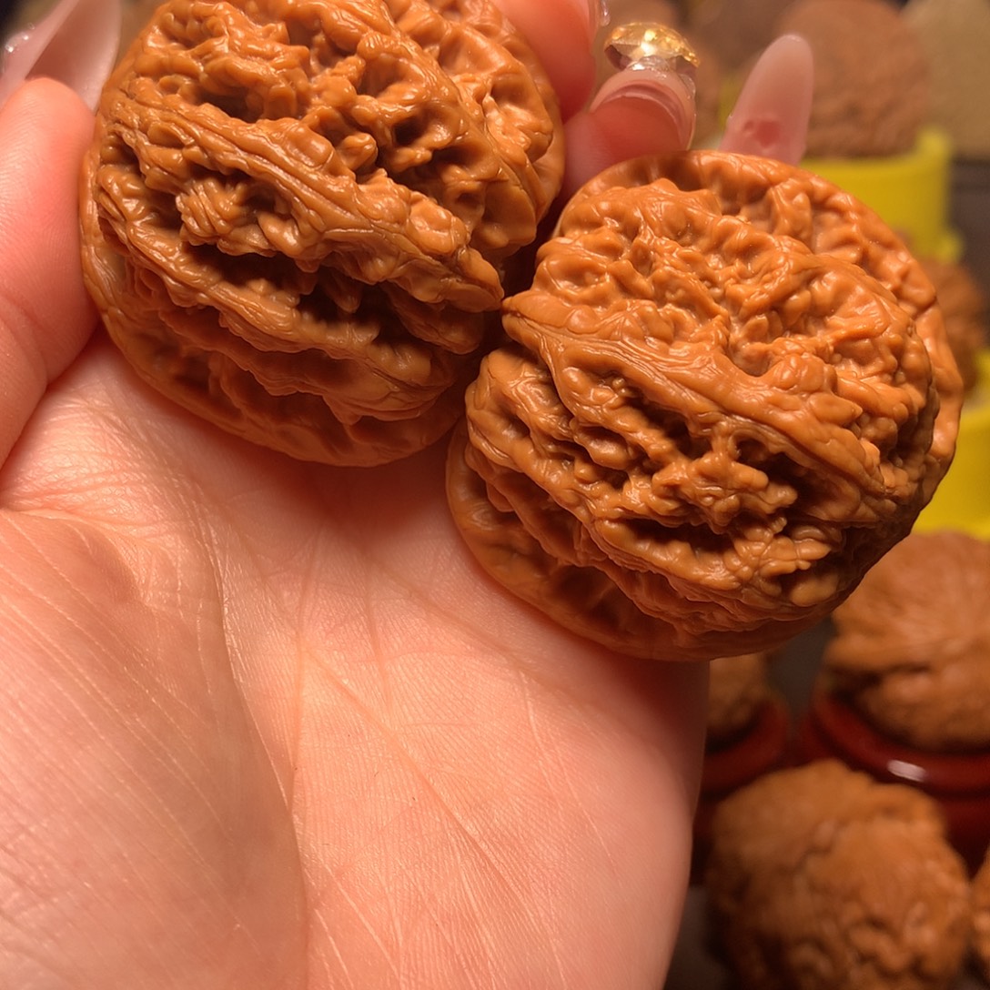 文玩核桃吊坠平谷大粗筋45.5全品毕业