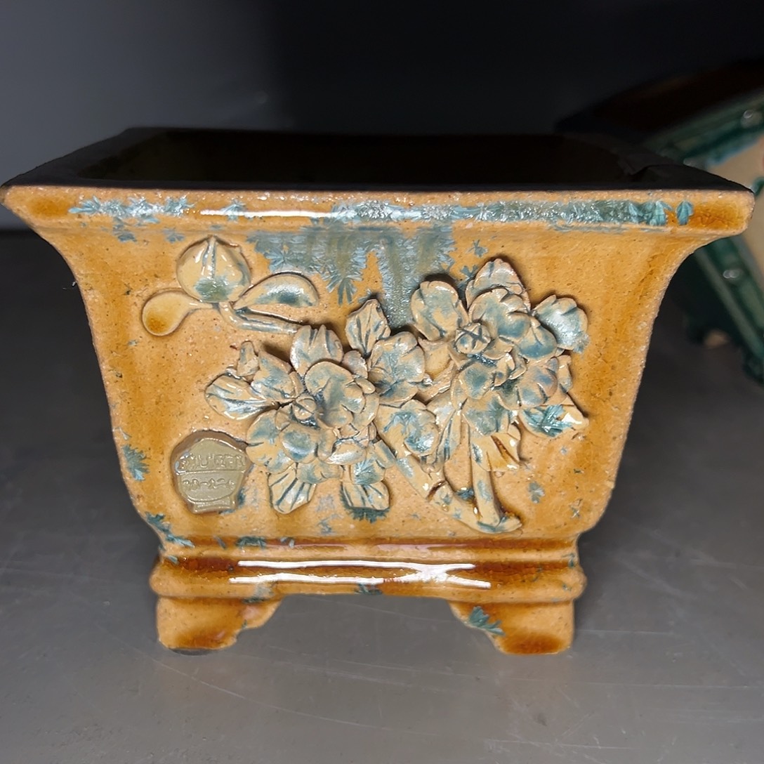 石湾盆石湾盆石湾盆放漏瑕疵