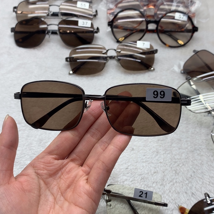 中深茶色全框眼镜99