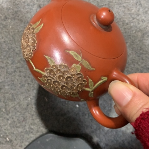 紫砂茶壶陶瓷摆件爱好者摆件