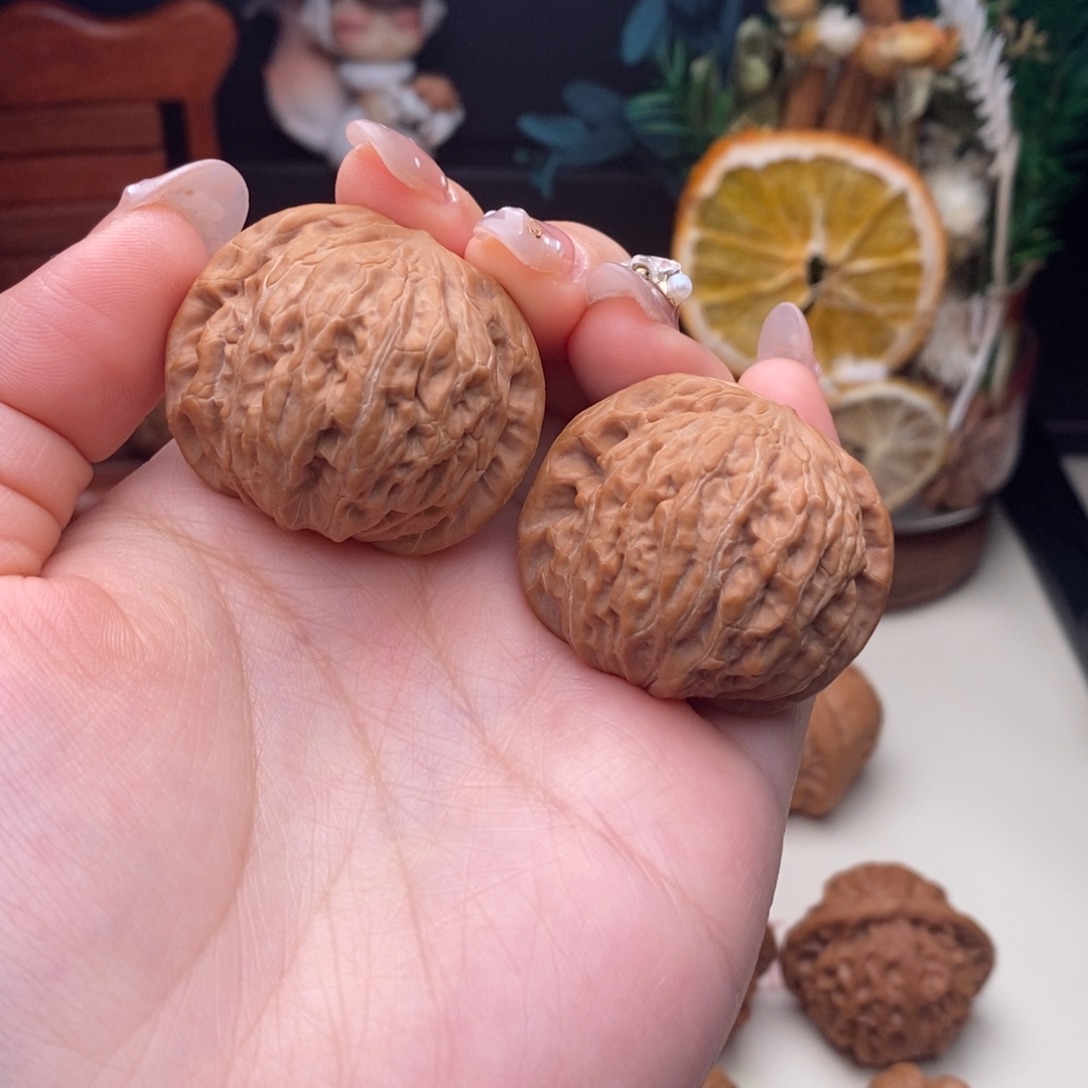 花***哨把件桃核全品铁锤40