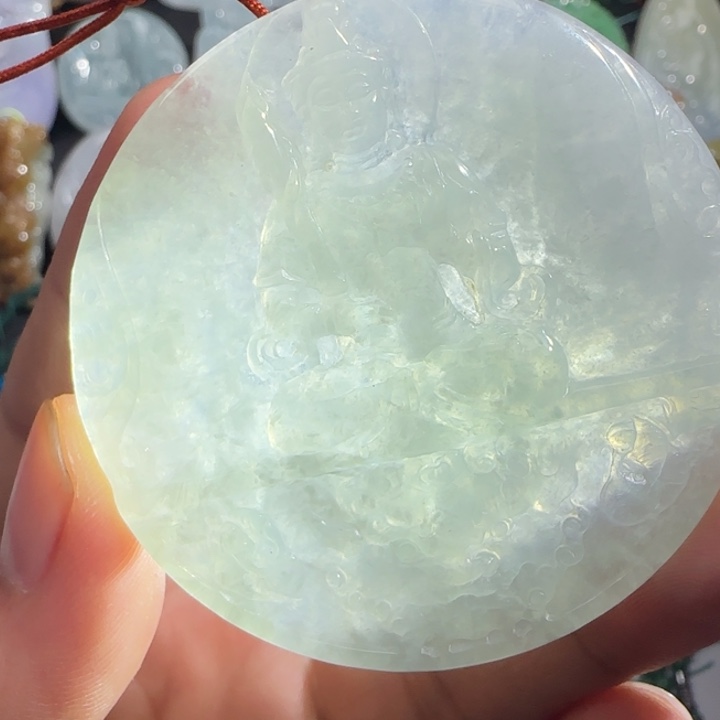 颈饰未镶嵌翡翠文殊