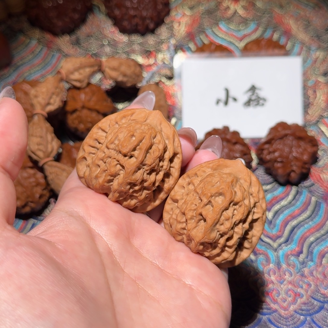 把件核桃467号41蓟县佛肚文玩核桃