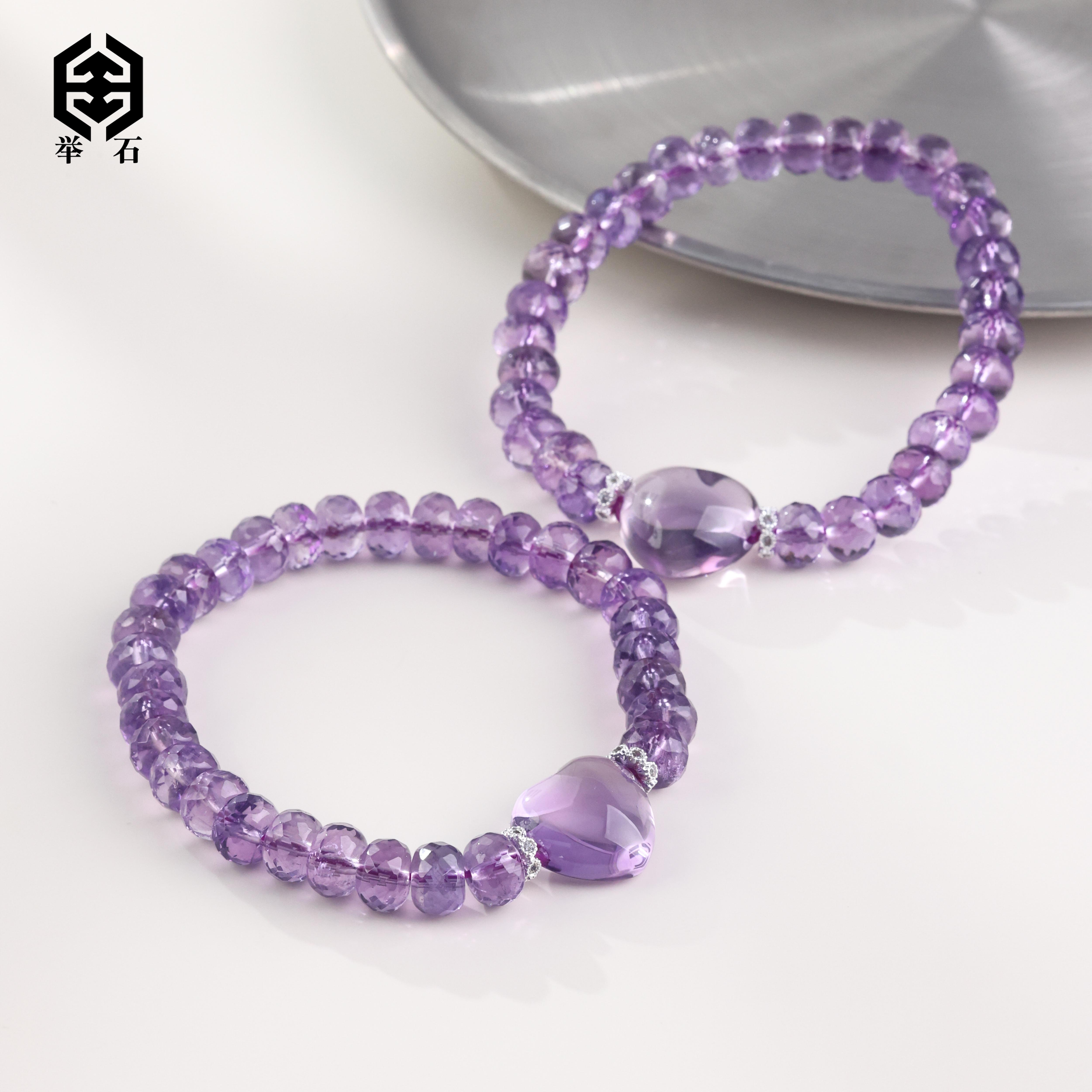 【举石饰品】X03-H9-2009水晶手串（一件/多样性发/约6mm+）T