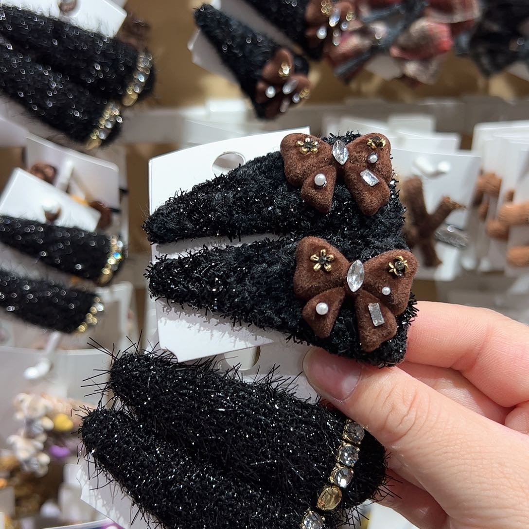 布艺非金属2对拜拜夹