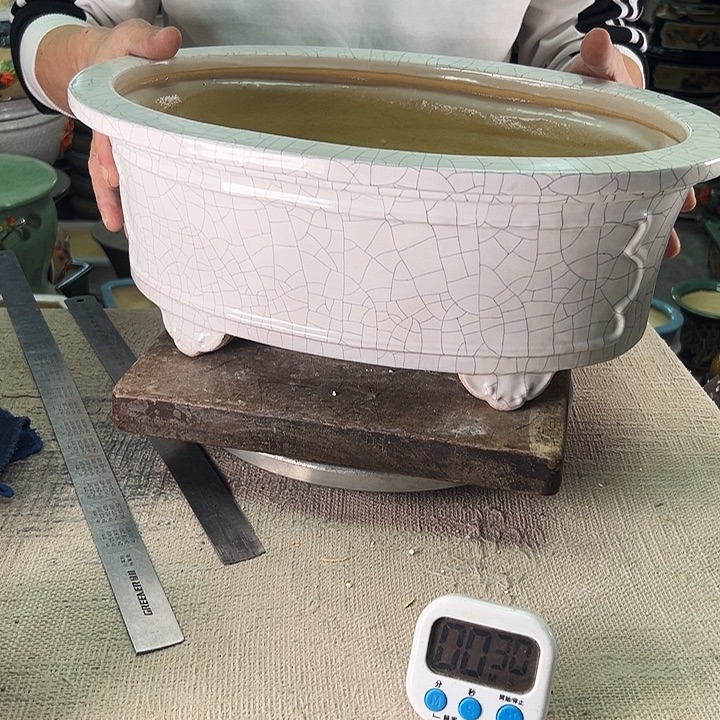 泳坤堂石湾花盆陶瓷