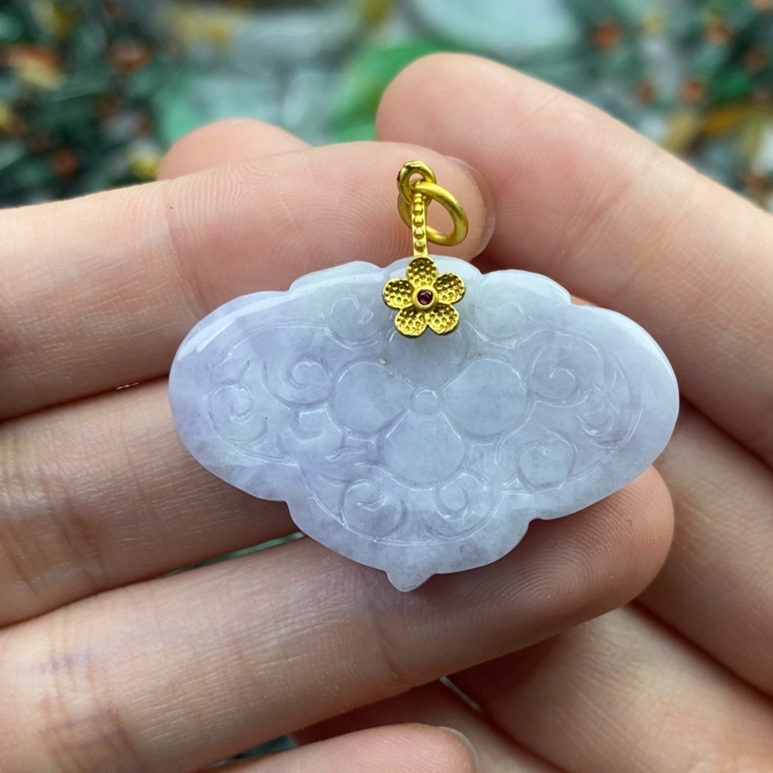 翡翠未镶嵌颈饰吊坠