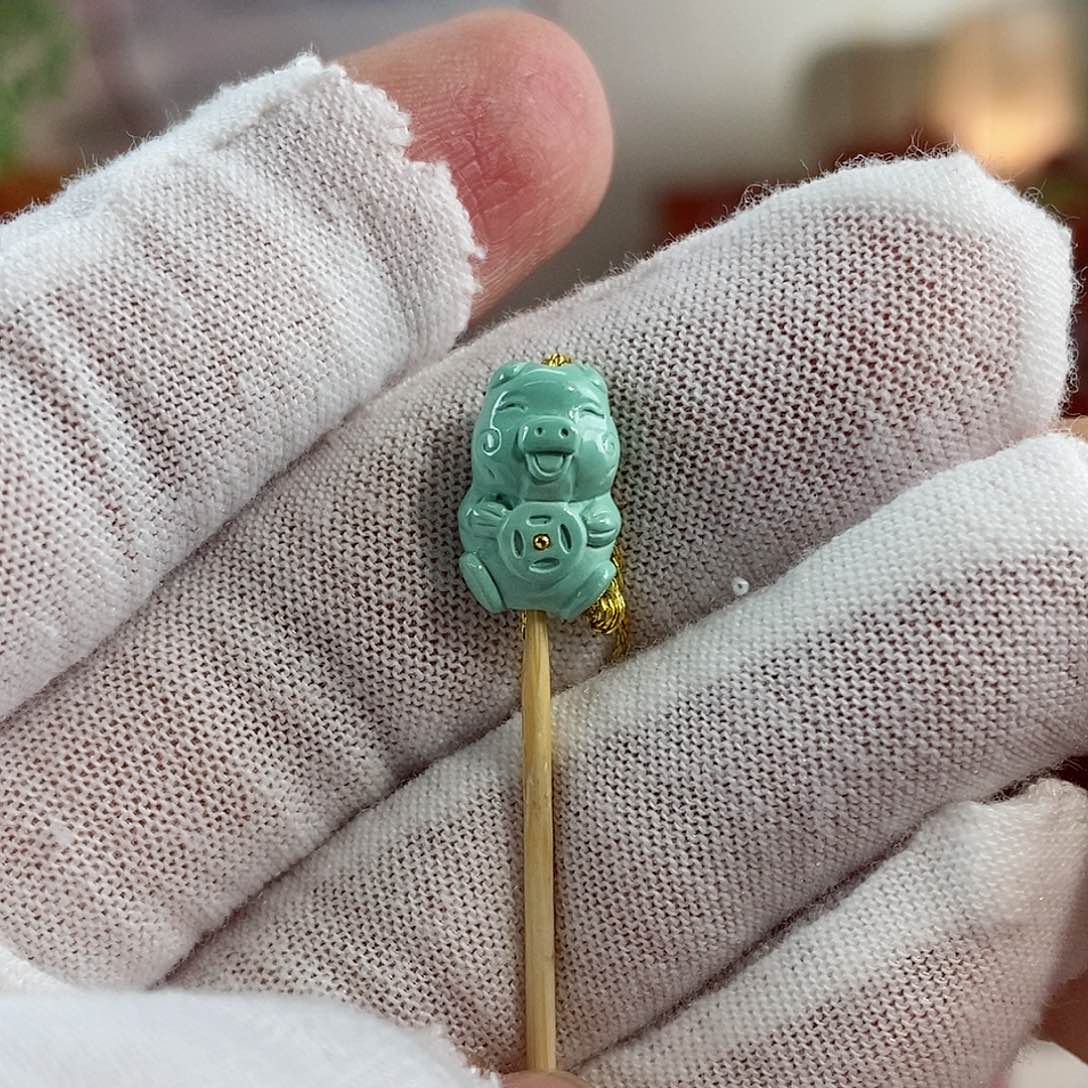 绿松石珠宝奇石未镶嵌