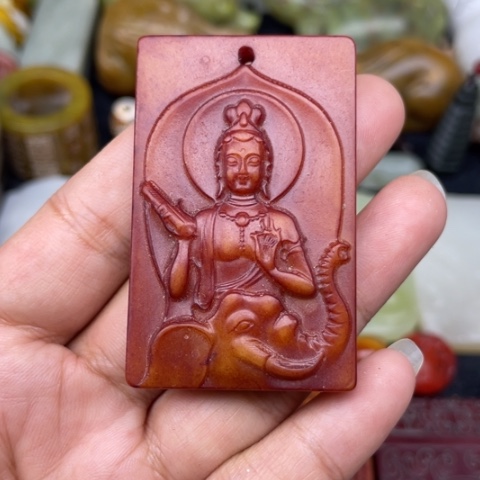 和田玉未镶嵌颈饰95