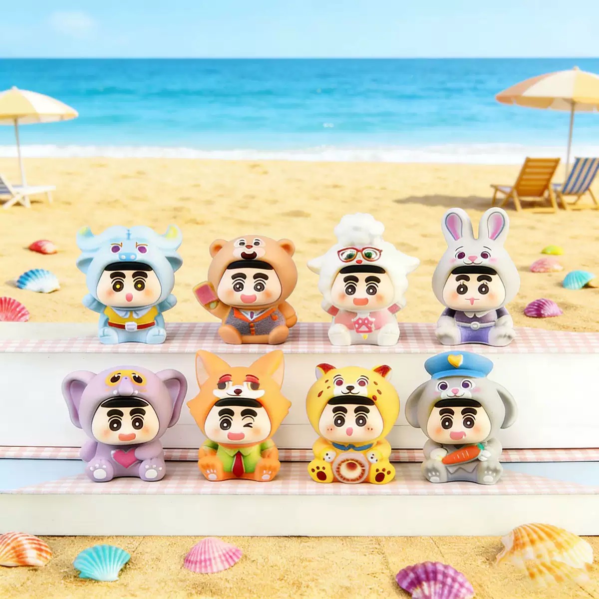 【动物城小新】卡通立体树脂萌粒可爱桌面摆件diy配饰