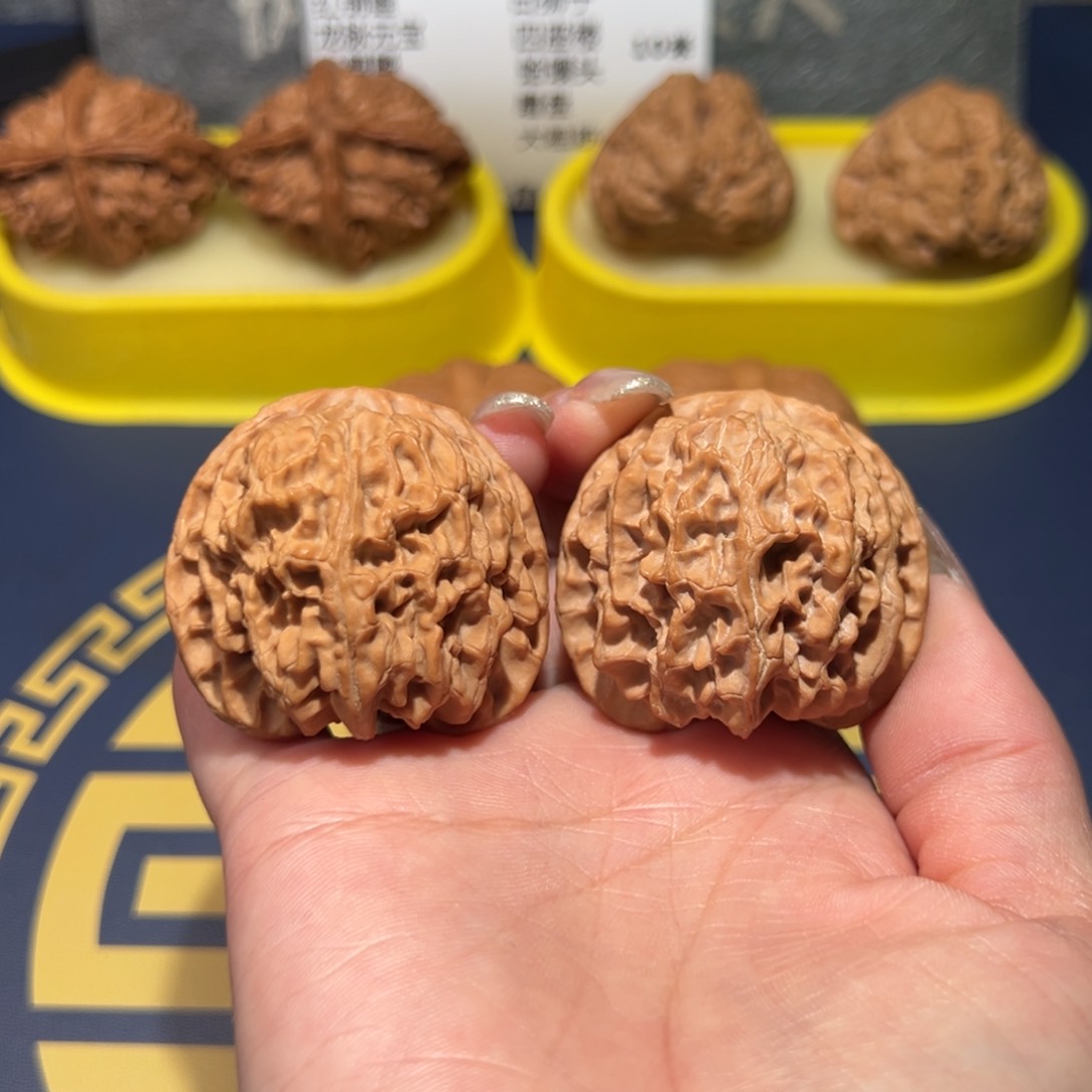 文玩核桃把件苹果园42精配