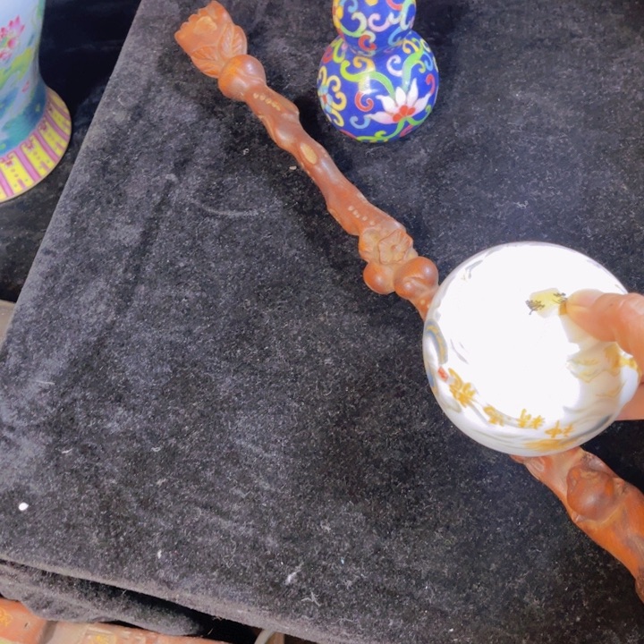 壶紫砂壶瓷器摆件手工制作