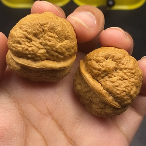 文玩核桃把件36尺肌肉蛙