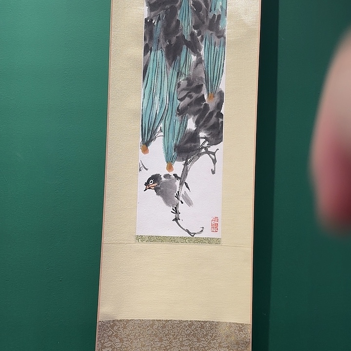 国画我是一只小小鸟地域鬼的人