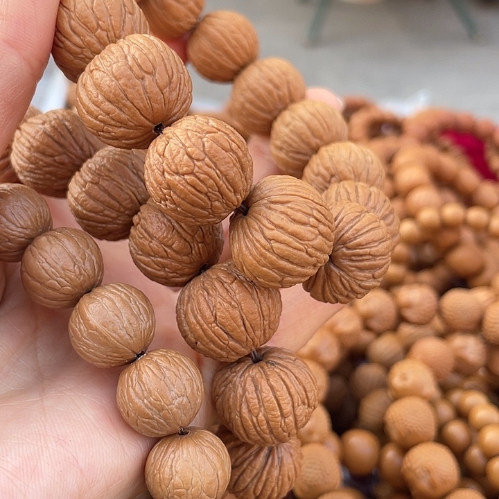 建***伟猴头核桃手串猴头核桃