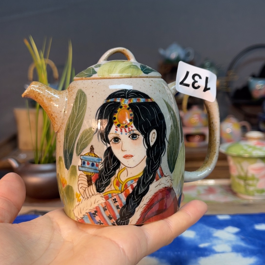 杯?***意素浅陶瓷手工手绘