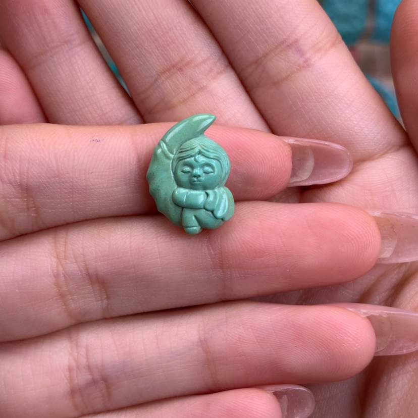 【闪购商品】绿松石福利雕刻未镶嵌